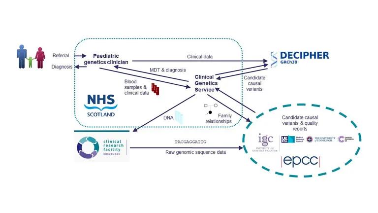 Workflow of the NHS Scotland Trio Whole Exome Sequencing (WES) Service