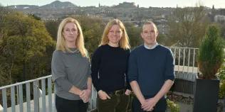 Photo of Kelly Blackstock, Liz Patton and Mark Stares
