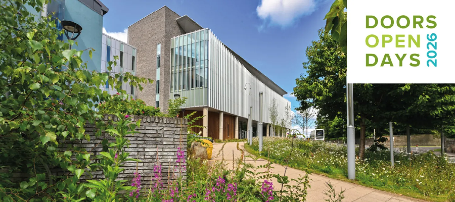 IGC Building with Doors Open Day logo in the corner