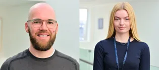 Head shots of Gerry Brien and Eimear Lagan 
