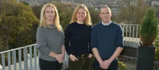 Photo of Kelly Blacklock, Elizabeth Patton and Mark Stares 