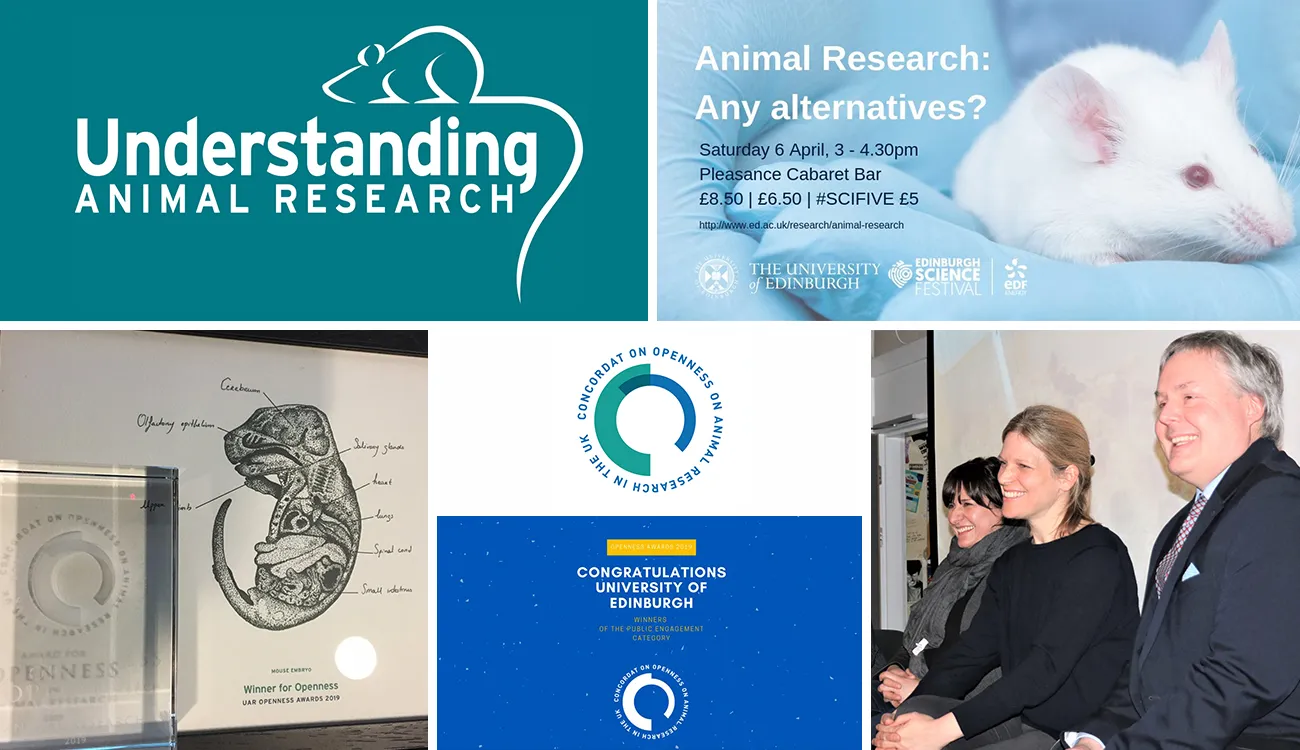 UAR award photo collage