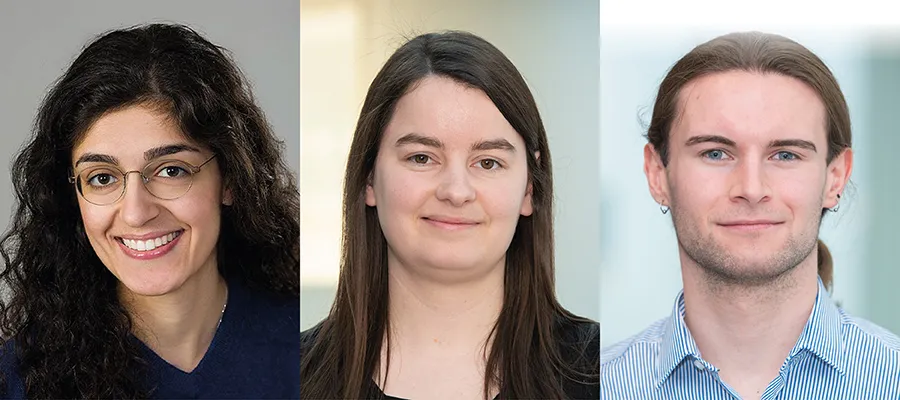 Ava Khamseh, Ailith Ewing and Robb Hollis