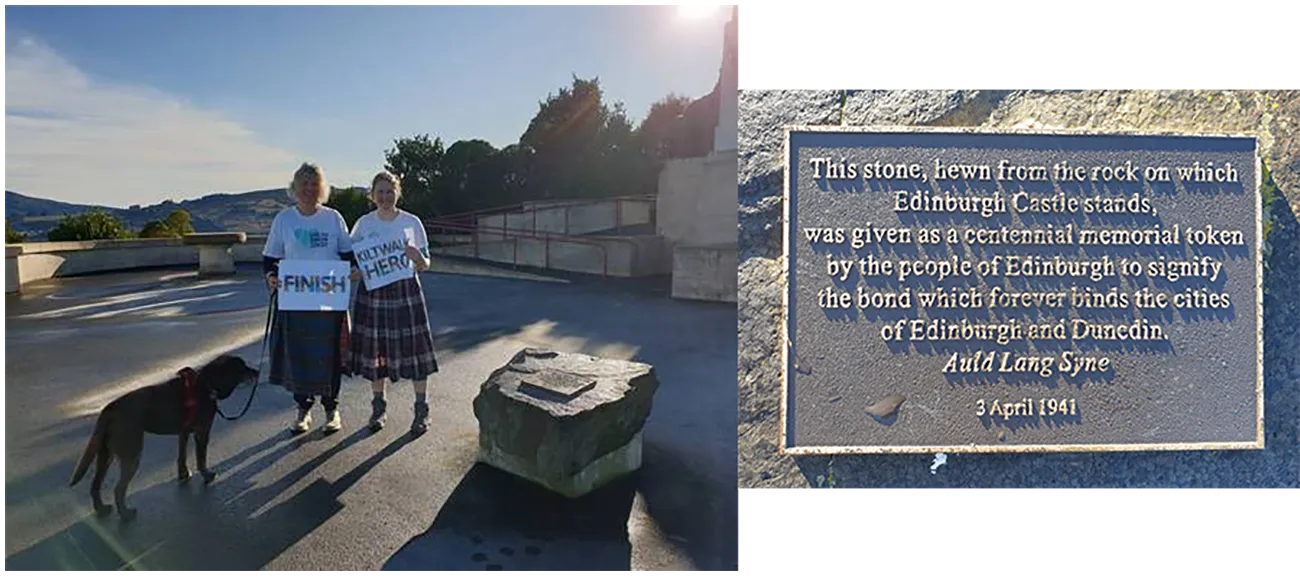 Jane and Elspeth at the top of Signal Hill.