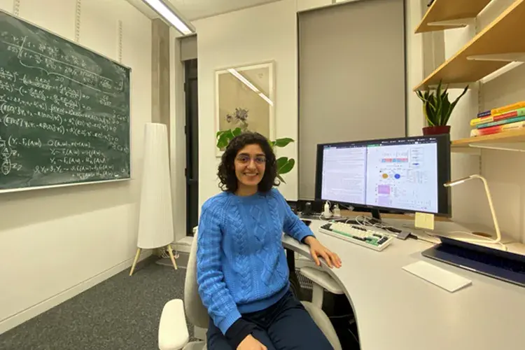 Dr Ava Khamseh in her office