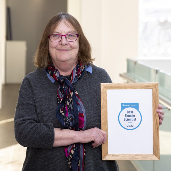 Professor Caroline Hayward and Best Female Scientist Award